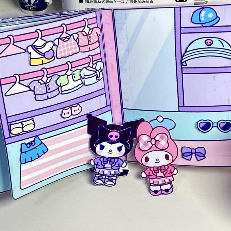 Sanrio Cuốn Sách Dán Hình kuromi kuromi Dễ Thương Cho Bé