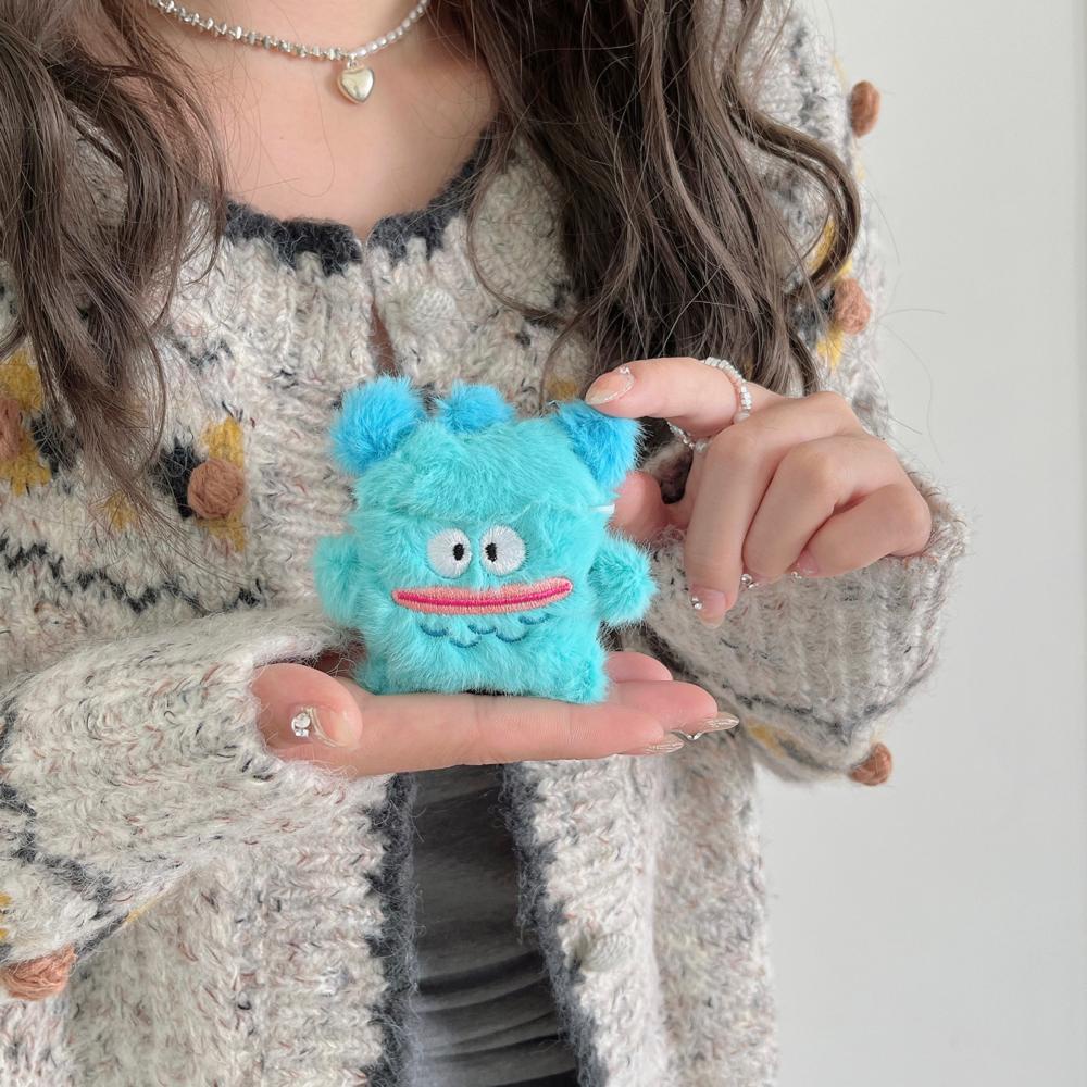 Sanrio Vỏ Bảo Vệ Hộp Sạc Tai Nghe airpods 1 2 pro2 2022 gen3 Bằng Lông Nhung Hình Cá Xấu Xí 3d Dễ Thương