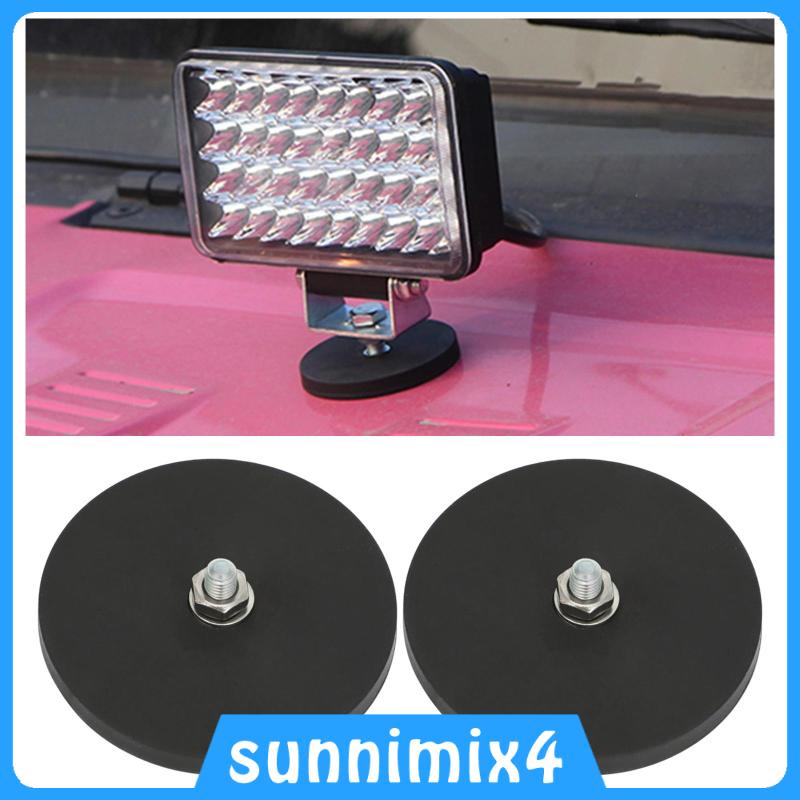 Set 2 Giá Đỡ Đèn Kèm Đệm Cao Su Chuyên Dụng Cho Xe Hơi