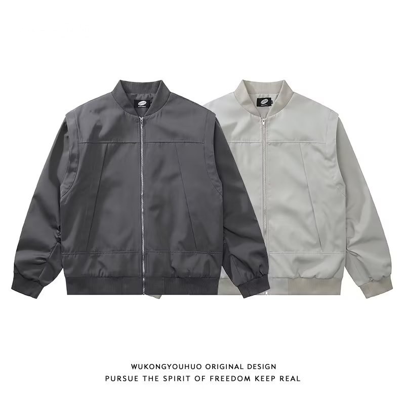 Myers Áo khoác nam và nữ chất lượng cao áo_khoác Zip rộng thoải mái 2023 NEW MJK23A0NU1 42Z231019