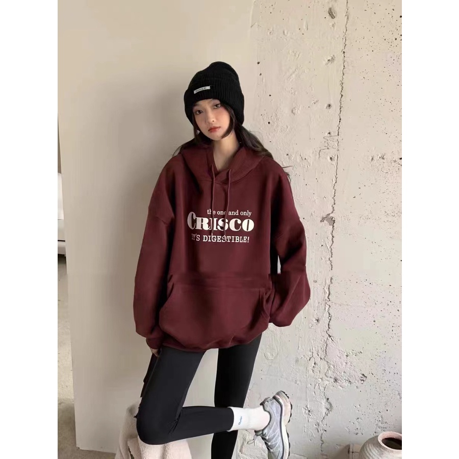 Áo hoodie crisco lót lông CAMkorea