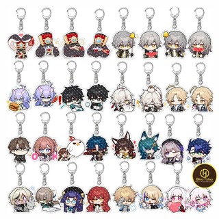Móc khóa mica game Honkai: Star Rail - Chat Sticker ver