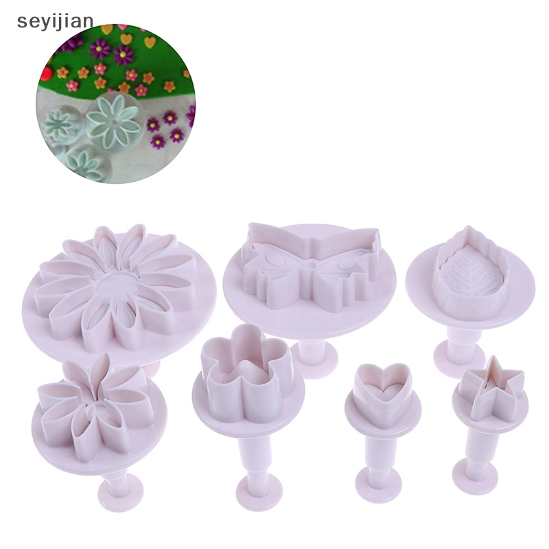 Khuôn Nhựa Làm Bánh Hình Bông Hoa Xinh Xắn