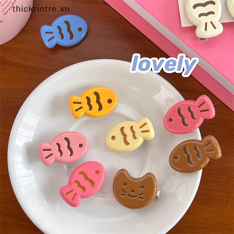 Set 1 / 3 Kẹp Tóc Hình Cá Dễ Thương Cho Bé Gái vn