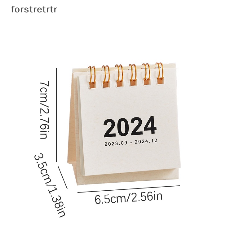 Lịch Để Bàn mini forstretrtr 2024 Dùng Trang Trí Văn Phòng / Học Sinh