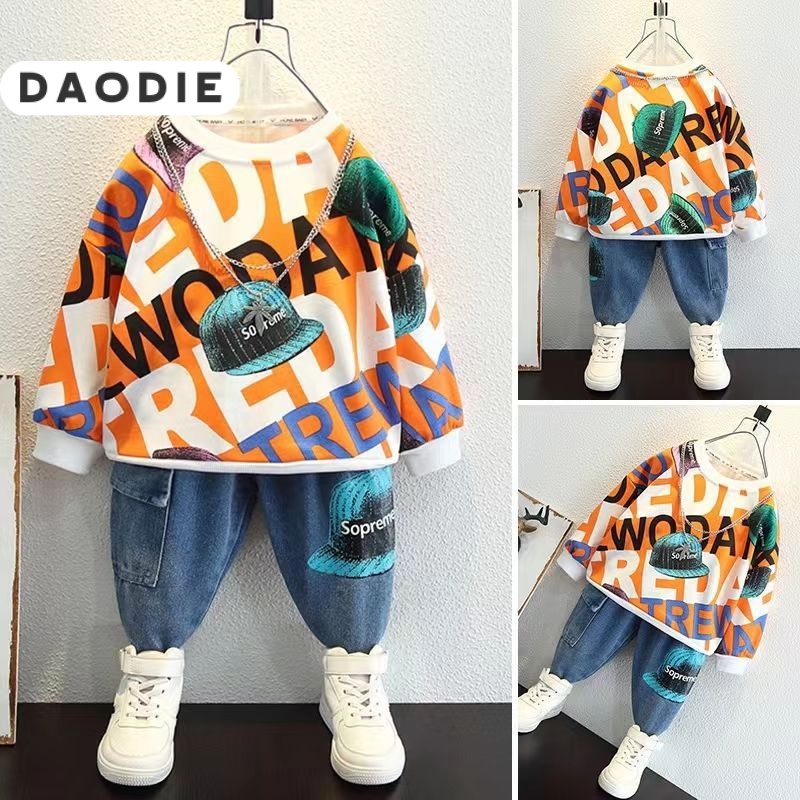 KidKloset áo quần trẻ em đồ bé trai đồ bộ bé trai chất lượng thời trang thoải mái KWT23A0RAX 43Z231023