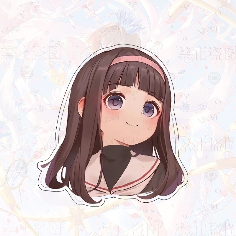 Trâm Cài Áo acrylic Họa Tiết Hoạt Hình Thủ Lĩnh Thẻ Bài sakura