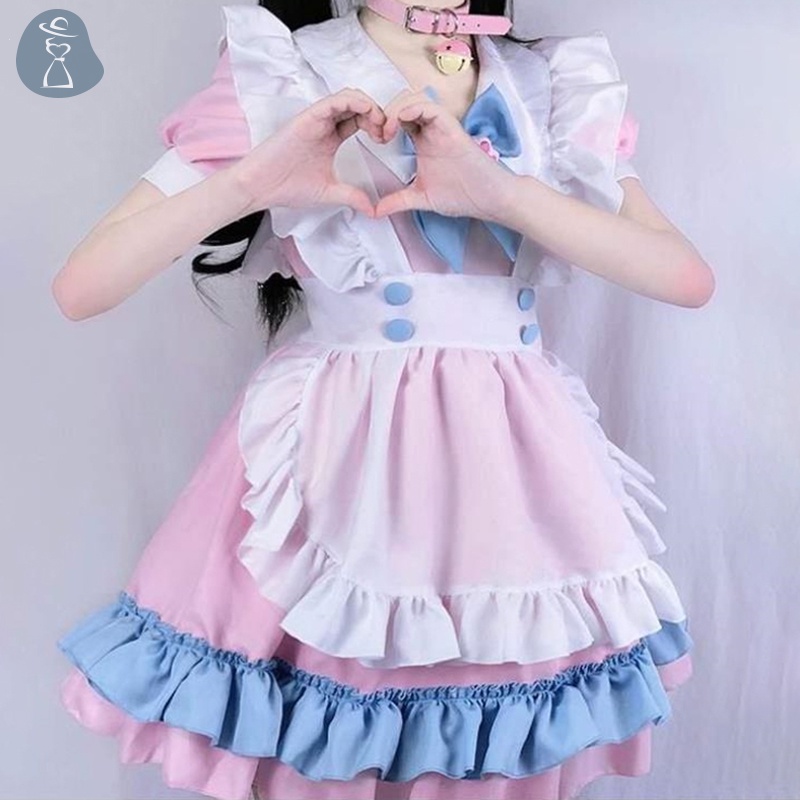 Bộ Đồ Hóa Trang Cô Hầu Gái Gợi Cảm plus size lolita