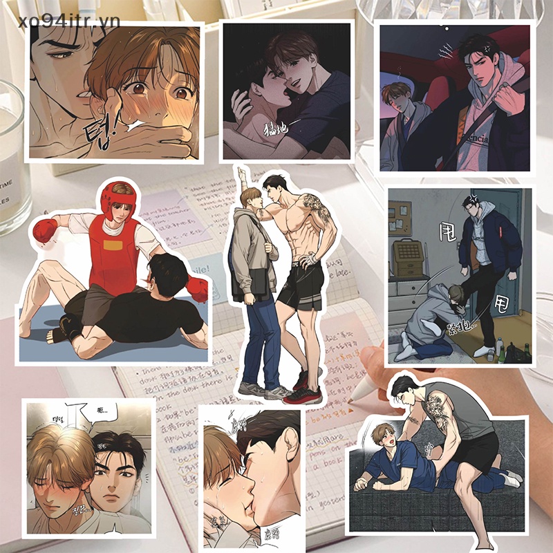 Xoitr Bộ 66 sticker manwha jinx Dán Trang Trí laptop / Điện Thoại / Làm Quà Tặng diy Hình Jo jaekyung kim dan Xoài Hàn Quốc vn