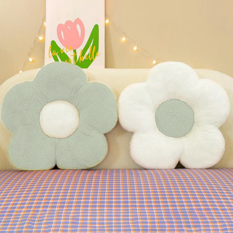 Gối Đệm Ngồi Mềm Mại Hình Bông Hoa Màu Kẹo Đơn Giản Trang Trí Nhà Cửa / Văn Phòng
