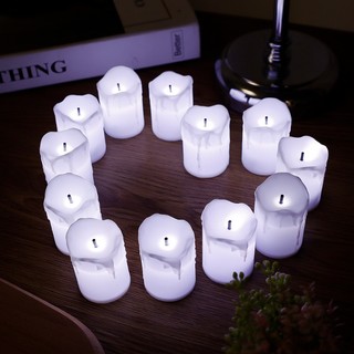 Đèn led Hình Nến Điện Tử Không Lửa Trang Trí Tiệc