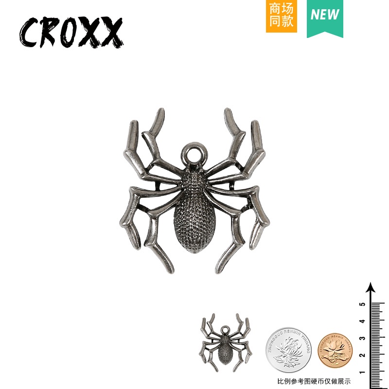 Crocs 3d Phong Cách baroque Quyến Rũ Bằng Kim Loại Và Kim Loại Chất Lượng Cao