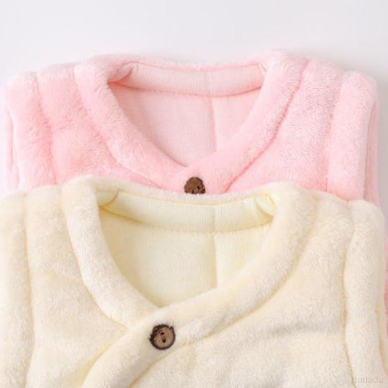 Áo Khoác Không Tay Bằng Lông Cừu Dày Dặn Giữ Ấm Mùa Xuân Thu Cho Bé Sơ Sinh