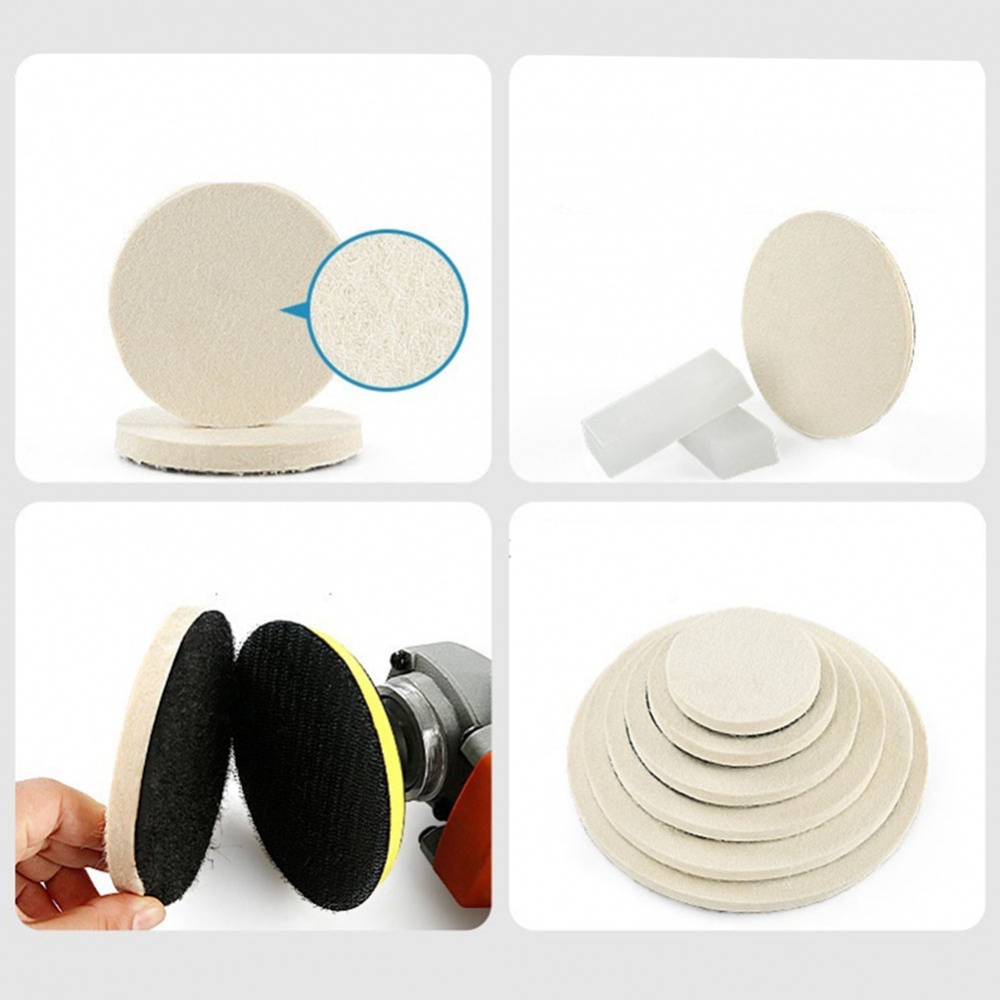 Miếng Đệm Nỉ Đánh Bóng Bánh Xe Mới Dành Cho Máy Đánh Bóng