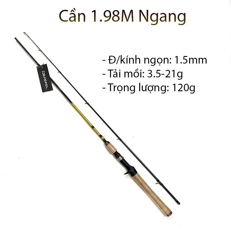 Cần câu lure DAIWA CROSSFIRE máy ngang và máy đứng, Cần câu máy DAIWA CROSSFIRE, ngọn ML