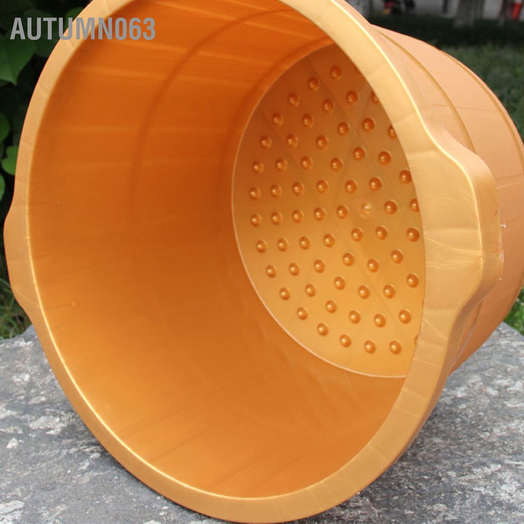 Chậu ngâm chân gấp gọn, thau, chậu, bồn ngâm chân massage có tay cầm Autumn063