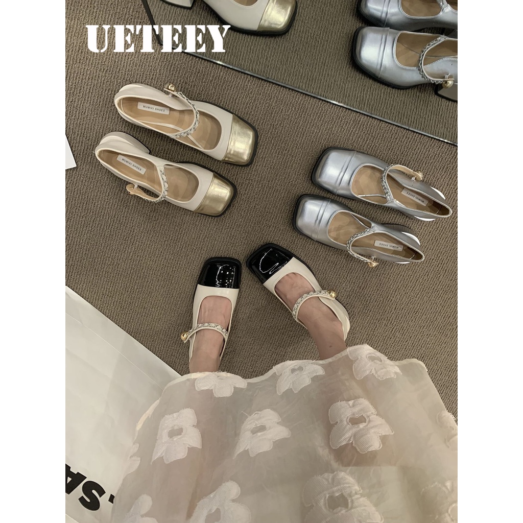 UETEEY  giày búp bê đế cao lolita giày Mary Jane Đế da mềm đế thời trang Phóng khoáng Năng động Thanh lịch Thoải mái FSX23A0X7B 44Z231030