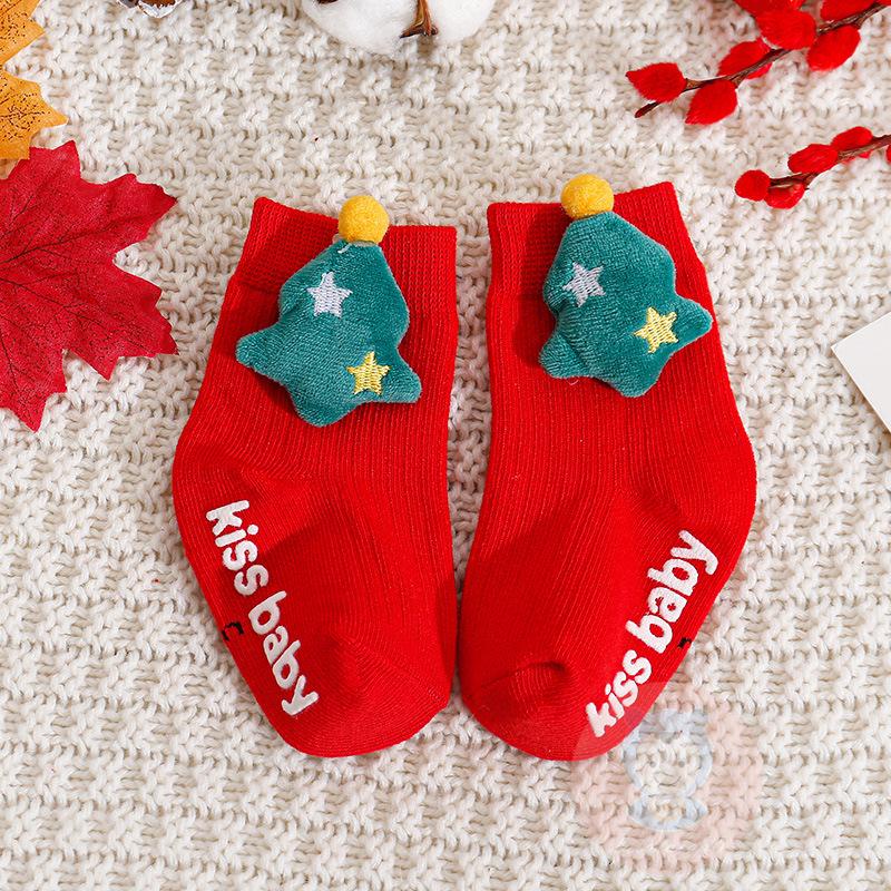 Laa6-giày Giáng Sinh Ấm Áp Dễ Thương Với Đồ Kẹp