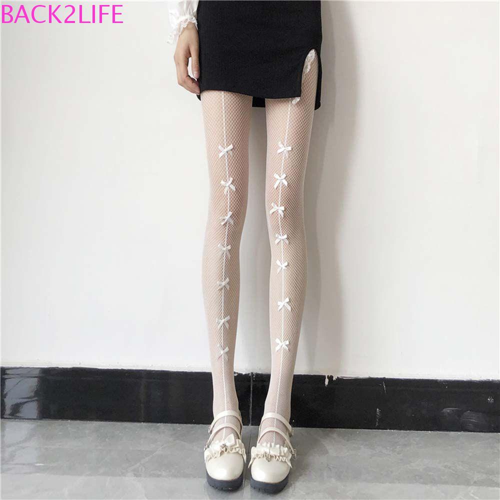 Lưng2 Quần Tất Lưới Đính Nơ Gợi Cảm Cho Nữ