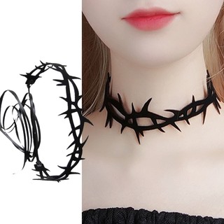 1 Vòng Cổ choker Đen Phong Cách gothic punk Cá Tính Cho Nữ