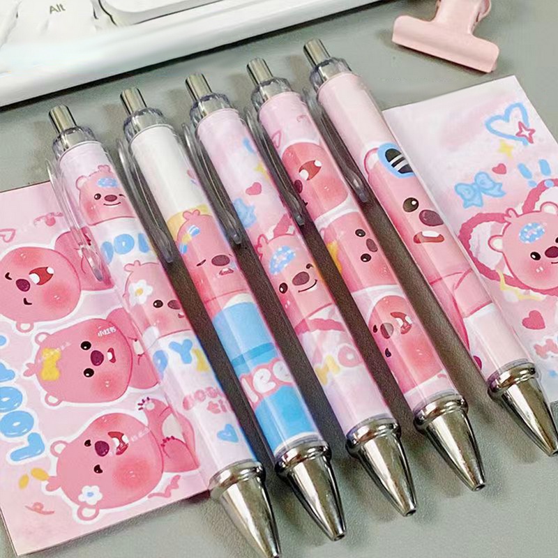 Bút Mực Đen Nhanh Khô Ngòi 0.5Mm Kiểu Dáng Dễ Thương Cho Học Sinh