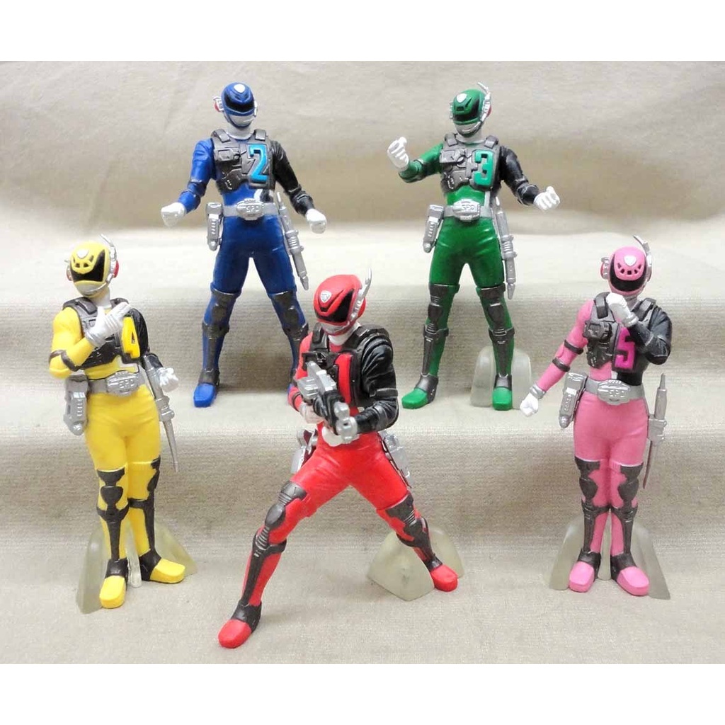 Mô Hình Tĩnh Siêu Nhân Super Sentai Full TeamTặng ô tô