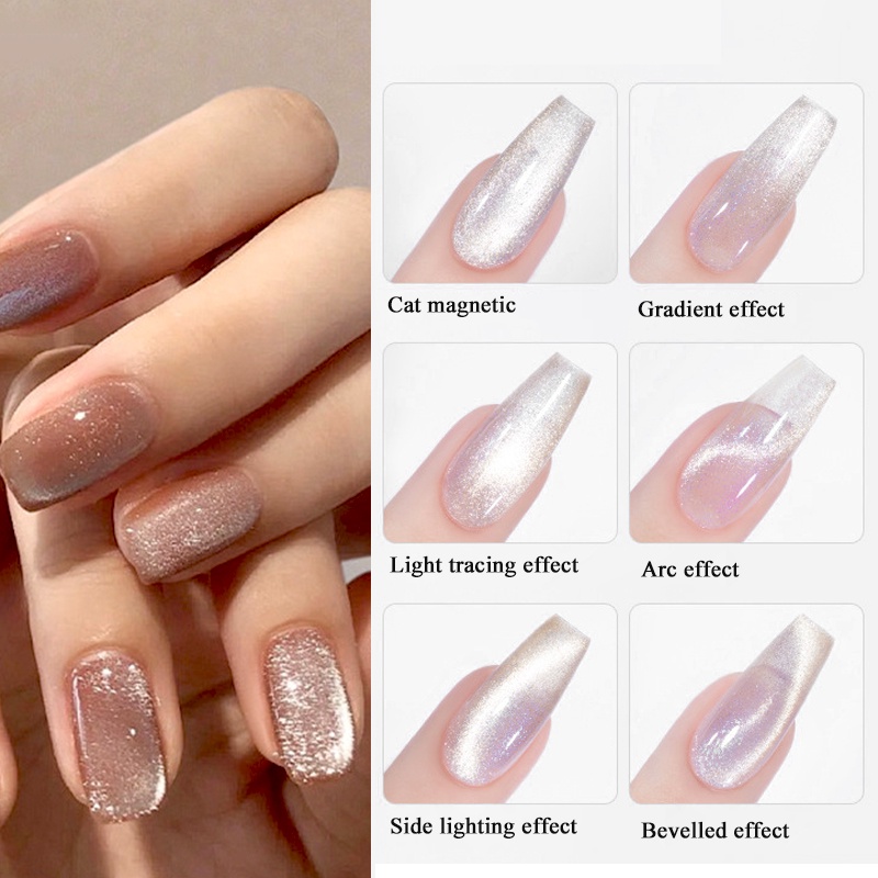 UR SUGAR Set 10 Nam Châm Trang Trí Móng Tay