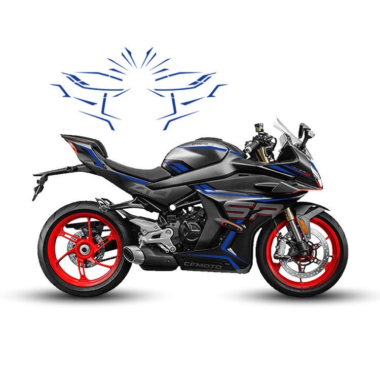 Phim Dán Trang Trí Xe Mô Tô cfmoto 450sr