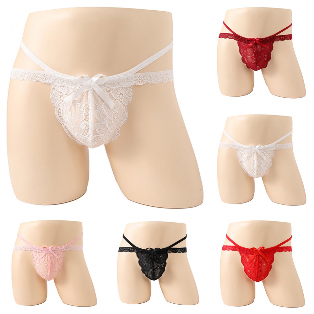 Sissy Quần Lót Ren Lọt Khe Gợi Cảm Cho Nam