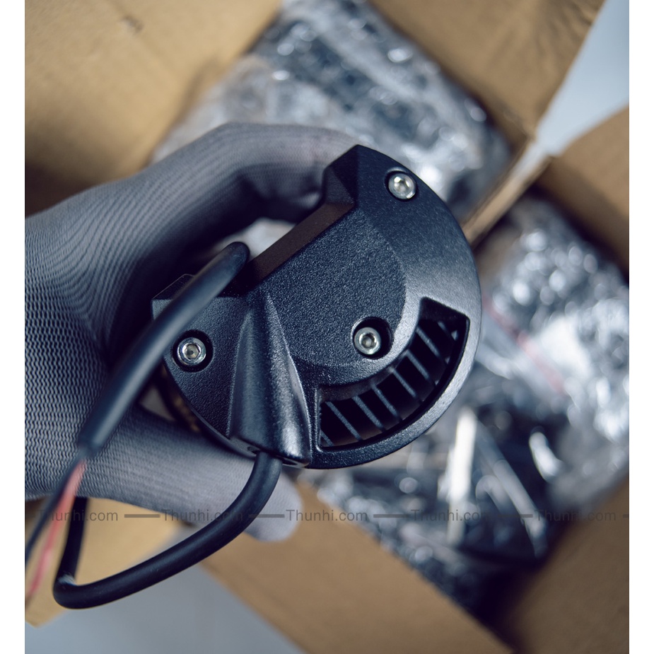 ĐÈN PHA 6 LED SIÊU SÁNG, đèn trợ sáng cho XE MÁY, vỏ nhôm toàn thân