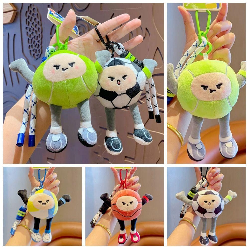 Mmluck Quả Bóng Chuyền / Bóng Chày / Bóng Chày Bằng Vải Bông Mềm Mại Có Móc Khóa Nữ Tính