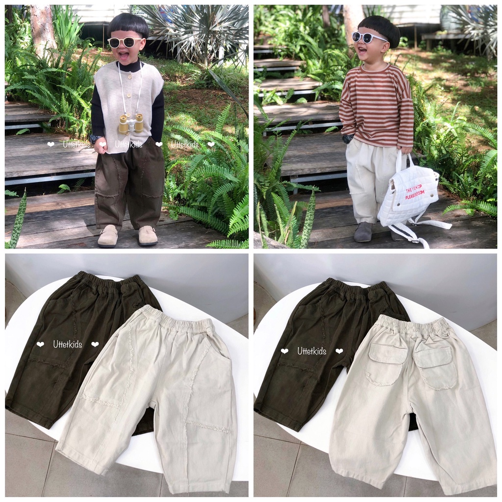 QUẦN KAKI PHONG CÁCH HÀN QUỐC CHO BÉ GÁI VÀ BÉ TRAI RẤT ĐẸP 1317