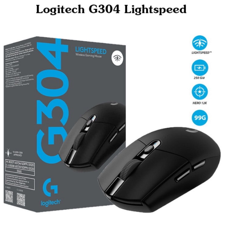 Chuột Gaming Không Dây Logitech G304 Bảo Hàng 12 Tháng
