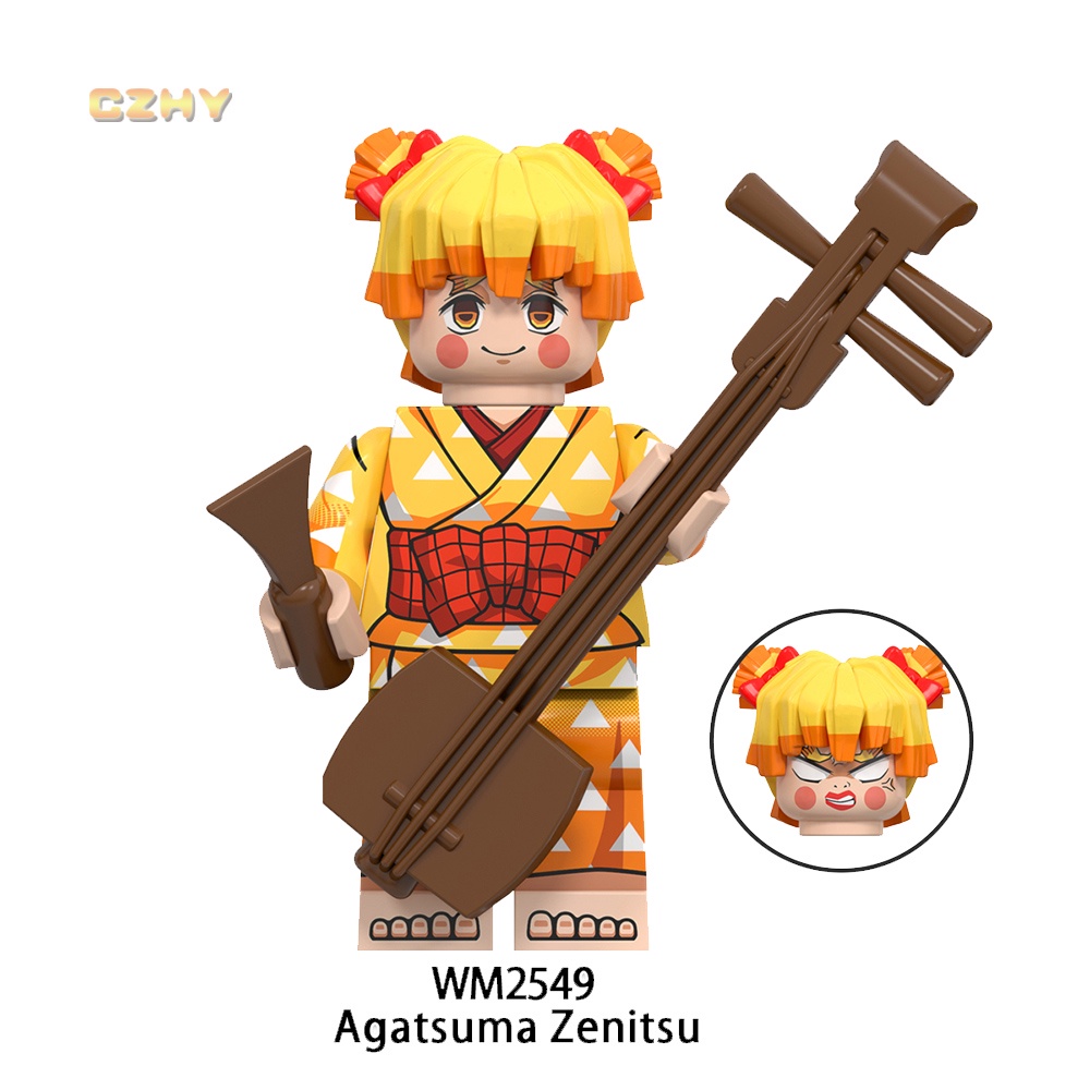 Mô Hình Nhân Vật anime zenitsu inosuke tanjirou kouzou muzan kanae sakonji mini Cho Bé wm6162