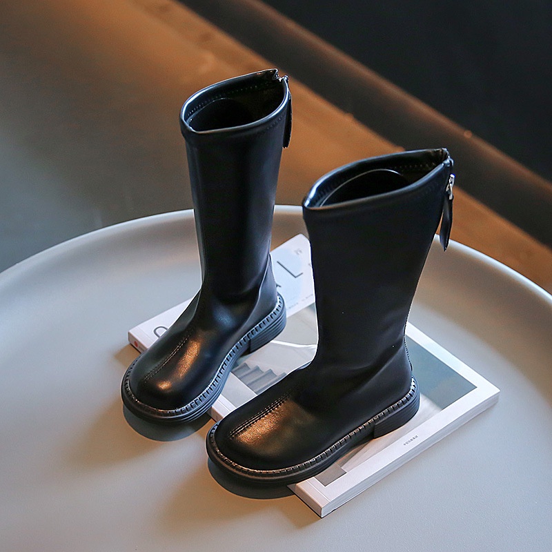 Giày Boot Phong Cách Hàn Quốc Thời Trang Dành Cho Bé Gái