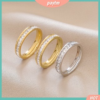 Nhẫn Cặp Đôi Mặt Vuông Đính Đá Zircon Sang Trọng