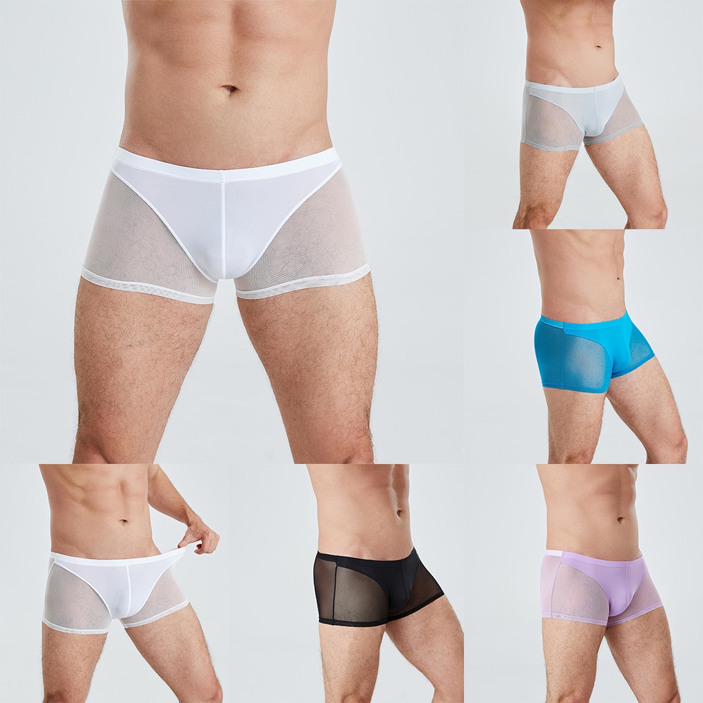Mens Underwear Panties Sexy Stretch Underpants Boxer Shorts Comfortable