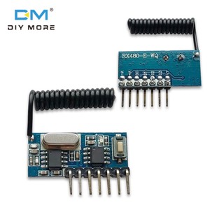 119 diymore mô-đun thu và phát rf không dây 433mhz mô-đun thu điều khiển từ xa
