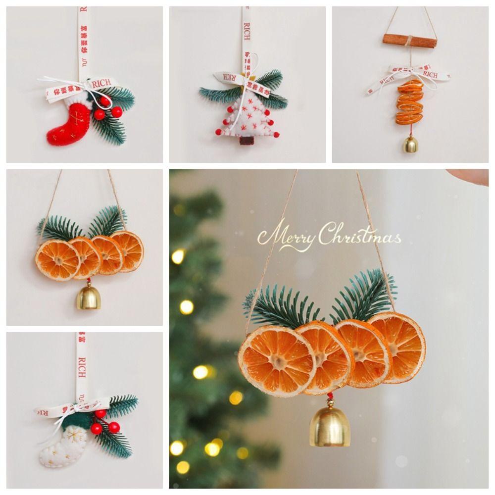 Quinton Chuông Chanh Treo Trang Trí Cây Thông Noel Thủ Công diy