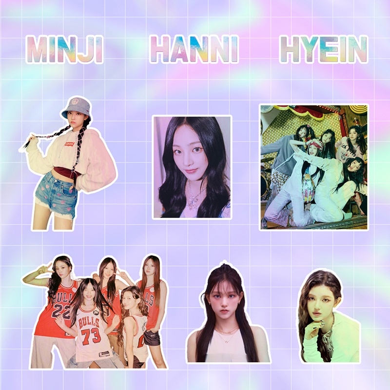 Dyh set 105 Miếng Dán Hình kpop diy Trang Trí Đa Ứng Dụng