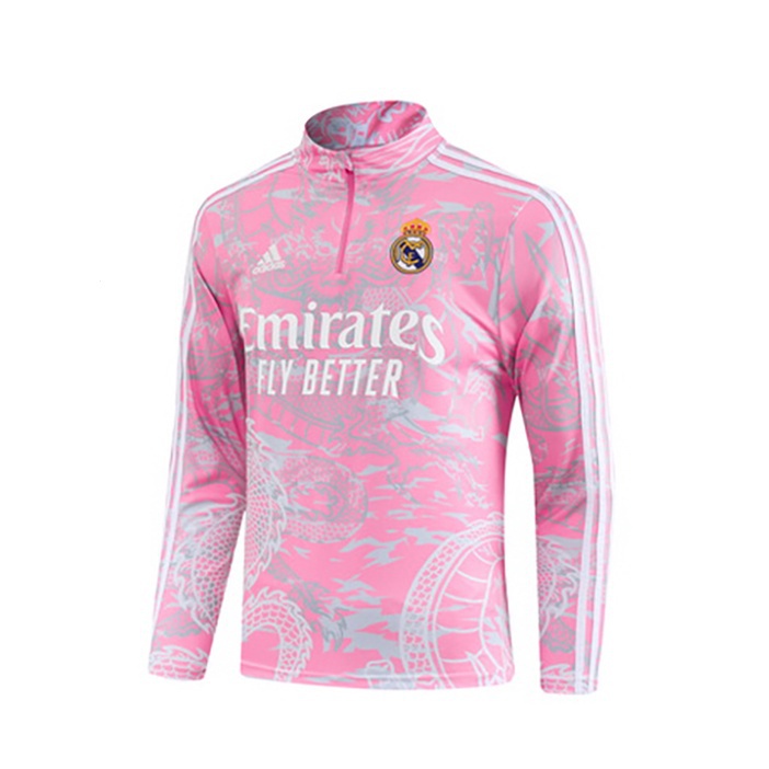2023-24 Real Madrid LFC Liverpool Jersey Tiêu Chuẩn Jersey Áo Tập Bóng Đá Nửa Dây Kéo JerseyII Áo Sơ Mi Áo 1: 1