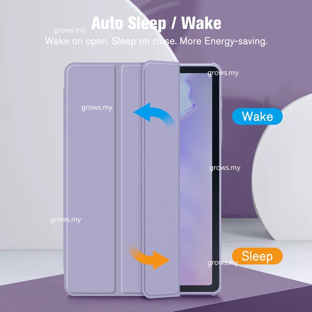 Bao Da PU Máy Tính Bảng Nắp Lật Nam Châm Có Ngăn Đựng Bút Chì Cho Samsung Galaxy Tab A8 10.5 inch 2022 SM-J200 X205 X207 Giá Đỡ