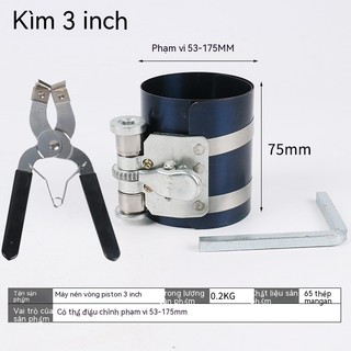 Kẹp tháo và lắp vòng piston ô tô Bộ mở rộng vòng piston sửa chữa Dụng cụ lắp đặt piston Kẹp lắp ráp vòng piston