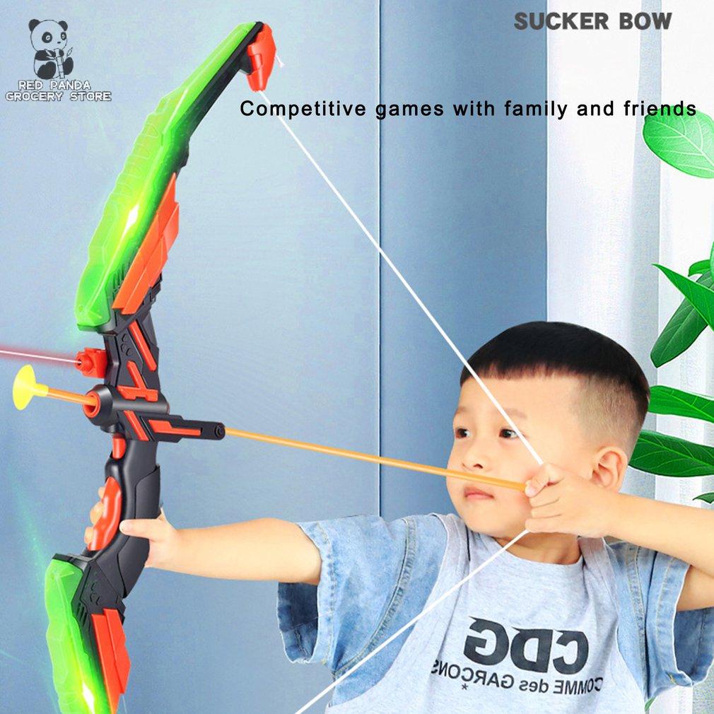 . Bow And Arrow Set For Kids Archery Toy Set LED Light Up Children Shooting Set