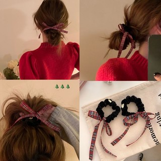 1 chiếc nữ dây buộc tóc lưới ruy băng nơ đuôi ngựa scrunchies dây buộc tóc phụ kiện tóc