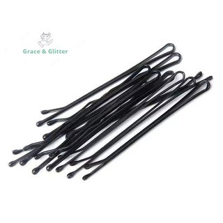 Set 25 kẹp tóc 5.5cm tạo kiểu tóc xoăn gợn sóng lấp lánh cho nữ