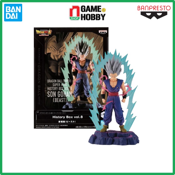 MÔ HÌNH DRAGON BALL SUPER SUPER HERO HISTORY BOX VOL.8 BEAST GOHAN CHÍNH HÃNG BANPRESTO-BANDAI