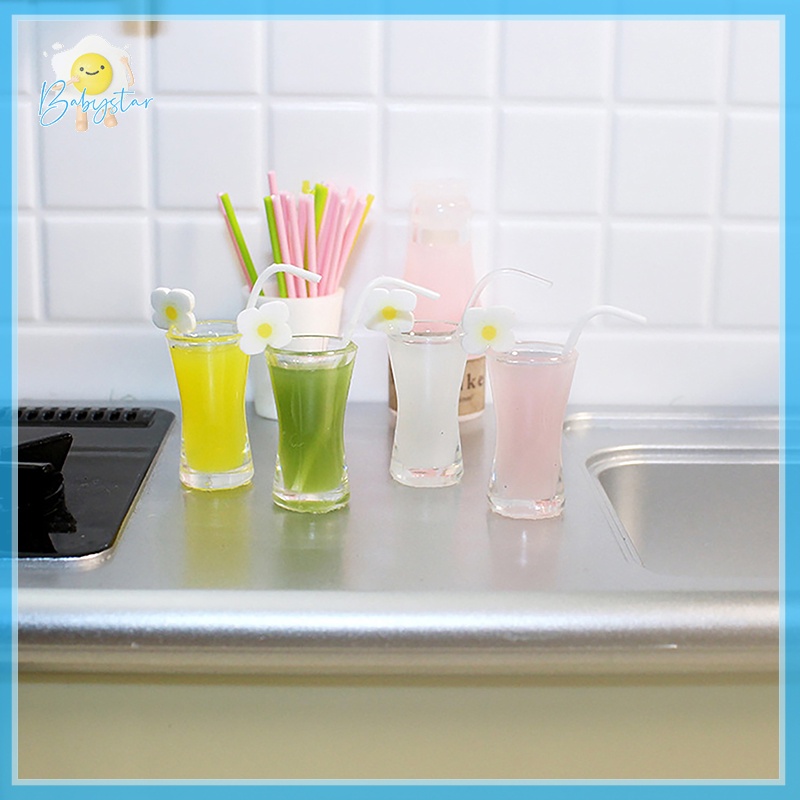 Mô Hình Ly cocktail Mini Trang Trí Nhà Búp Bê 1: 6 / 1: 12 Mới