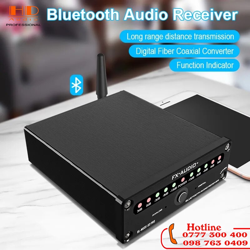 Giải mã DAC FX-Audio MUSE 02 PRO - QCC5125 Bluetooth 5.1