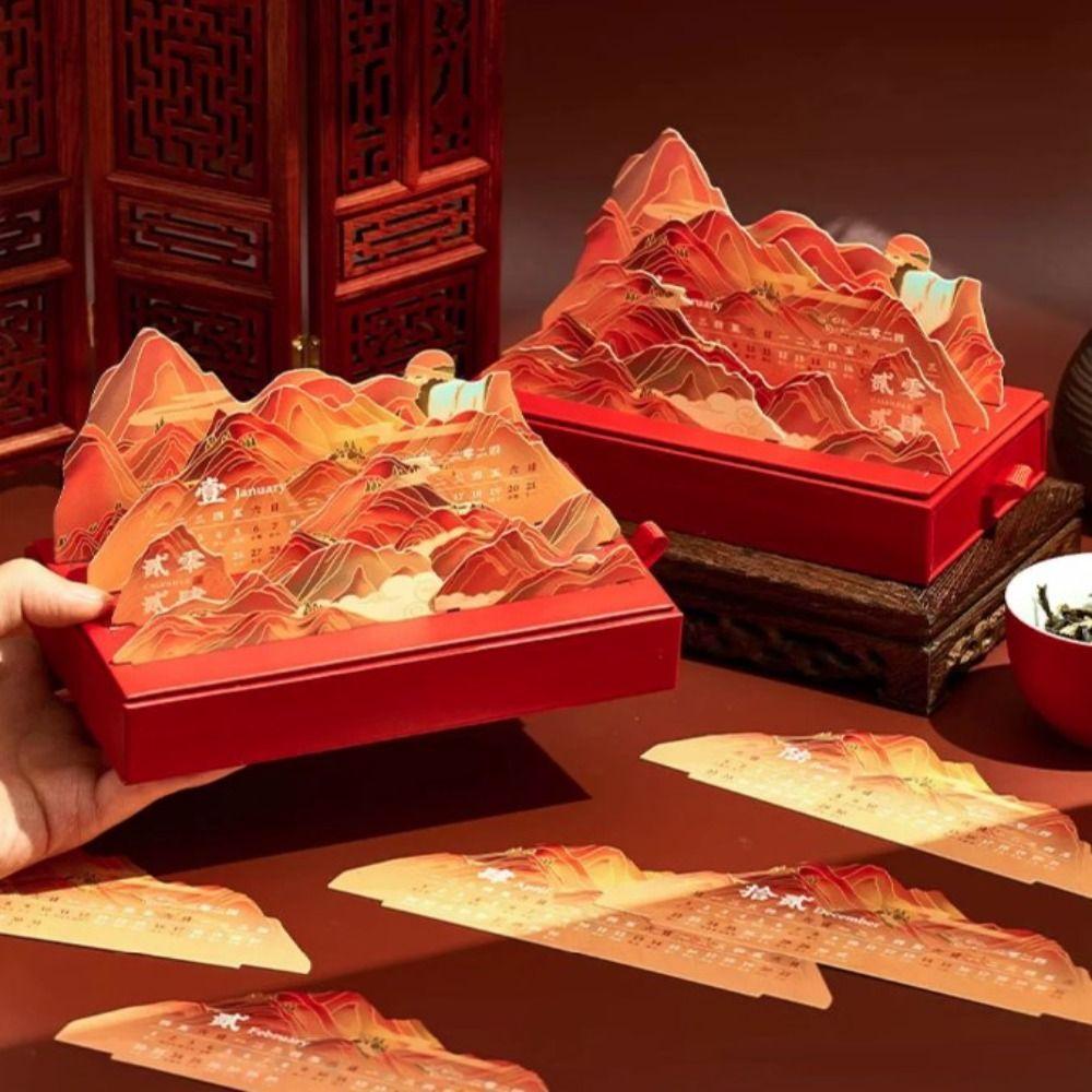 Lịch Để Bàn 2 Trong 1 Dùng Lên Kế Hoạch Năm Mới 2024